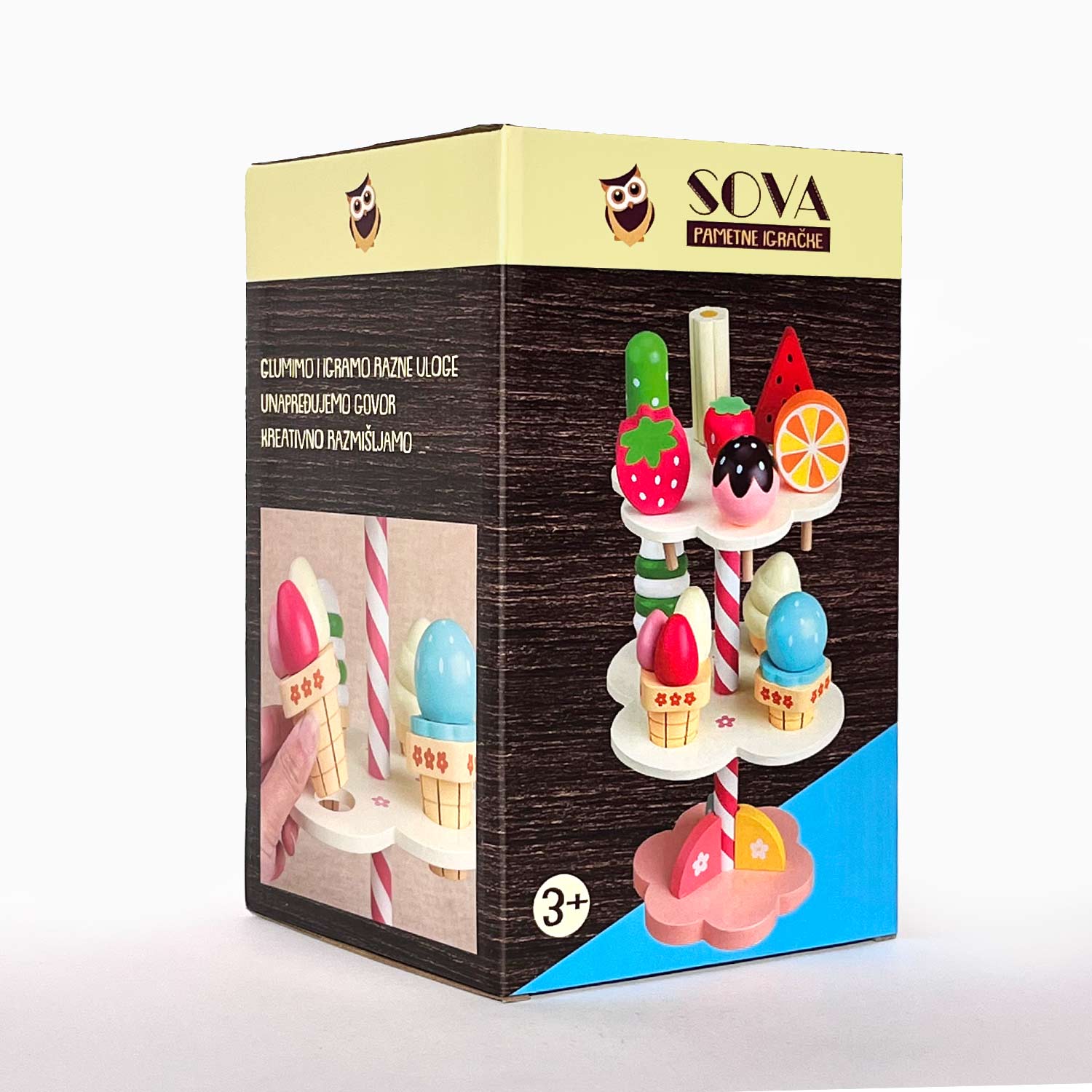 SOVA DRVENI SLADOLED